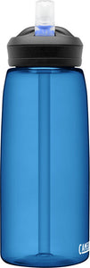 בקבוק מים 1 ליטר עם פיה נשלפת - כחול